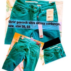 !iT Jeans brand peacock corduroy jeans